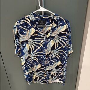 Scotch and Soda Patterned Bird Men's Shirt